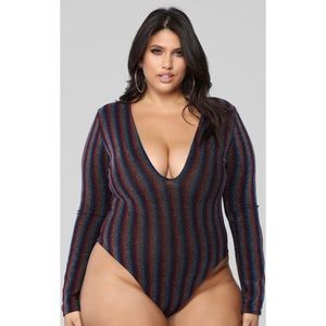 Shimmerin’ body suit Black